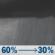 Tonight: Rain showers likely and patchy fog. Cloudy, with a low around 60. Northeast wind 6 to 12 mph, with gusts as high as 22 mph. Chance of precipitation is 60%. New rainfall amounts between a tenth and quarter of an inch possible. Tonight: Rain Showers Likely