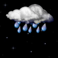 Heavy rain, Mist, Overcast