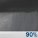 Tonight: Rain showers likely before 7pm, then rain showers and patchy fog. Cloudy, with a low around 53. East wind 3 to 9 mph. Chance of precipitation is 90%. New rainfall amounts between three quarters and one inch possible. Tonight: Rain Showers