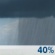 This Afternoon: Scattered rain showers after 4pm. Mostly sunny, with a high near 82. West wind around 13 mph, with gusts as high as 25 mph. Chance of precipitation is 40%. This Afternoon: Scattered Rain Showers